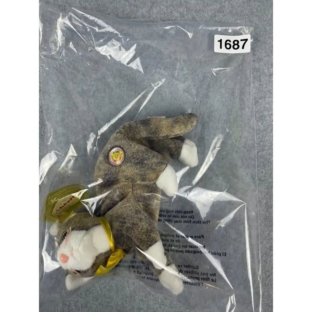 VTG‎ Beanie Babies Cappucino Bean Bag Plush Cat 6